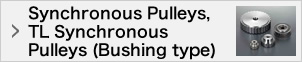 Synchronous Pulleys, TL Synchronous Pulleys (Bushing type)