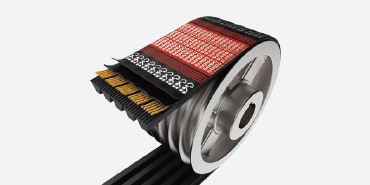 Heavy-duty banded wrapped V-belts “AGRIDRIVE™ SUPER COMBO”