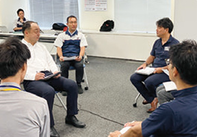 対話会のようす（バンドー・I・C・S株式会社）