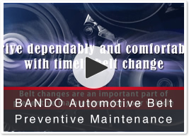 BANDO Automotive Belt Preventive Maintenance